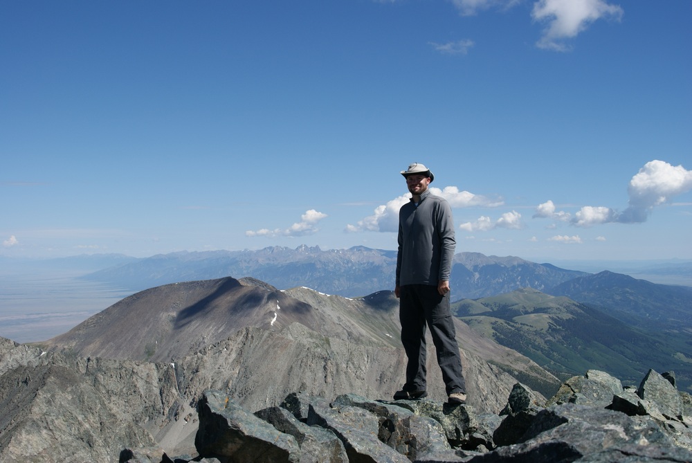 Matt Payne on Blanca Peak